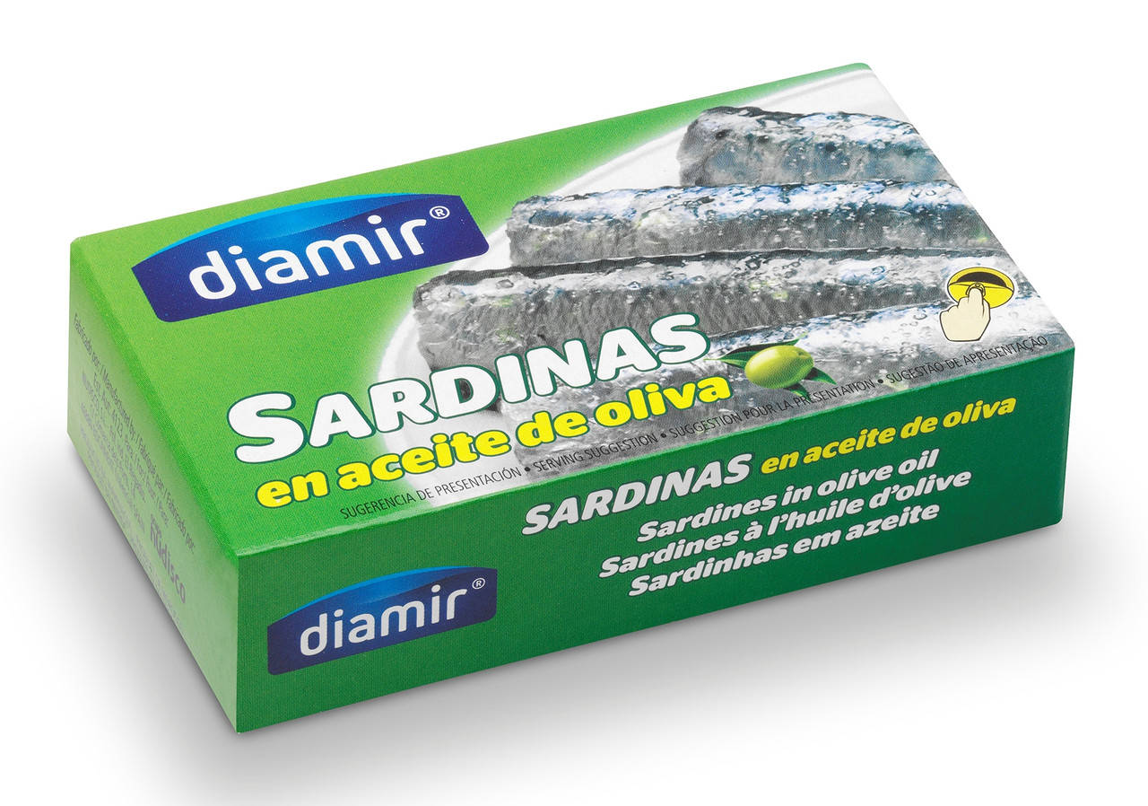 

Сардины Diamir в оливковом масле 125г