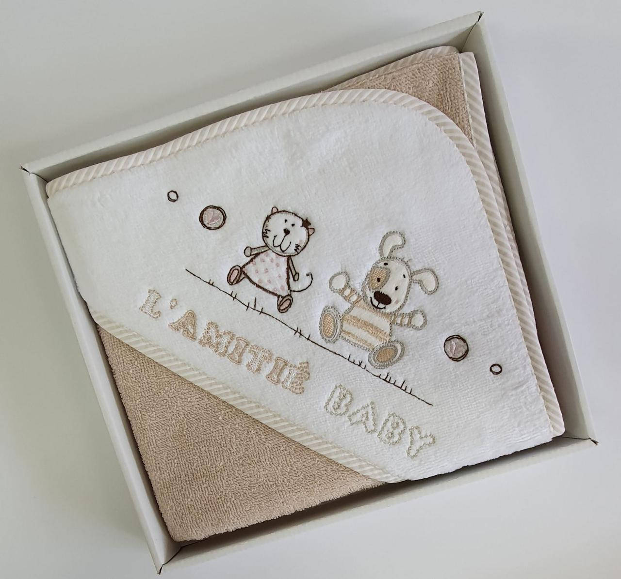 

Полотенце детское Maison D'or Lamite 76x76 Beige, Бежевый