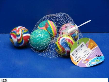 

Попрыгунчик прыгун резиновый мяч 4см, 6шт в сетке, см. описание, Разные цвета