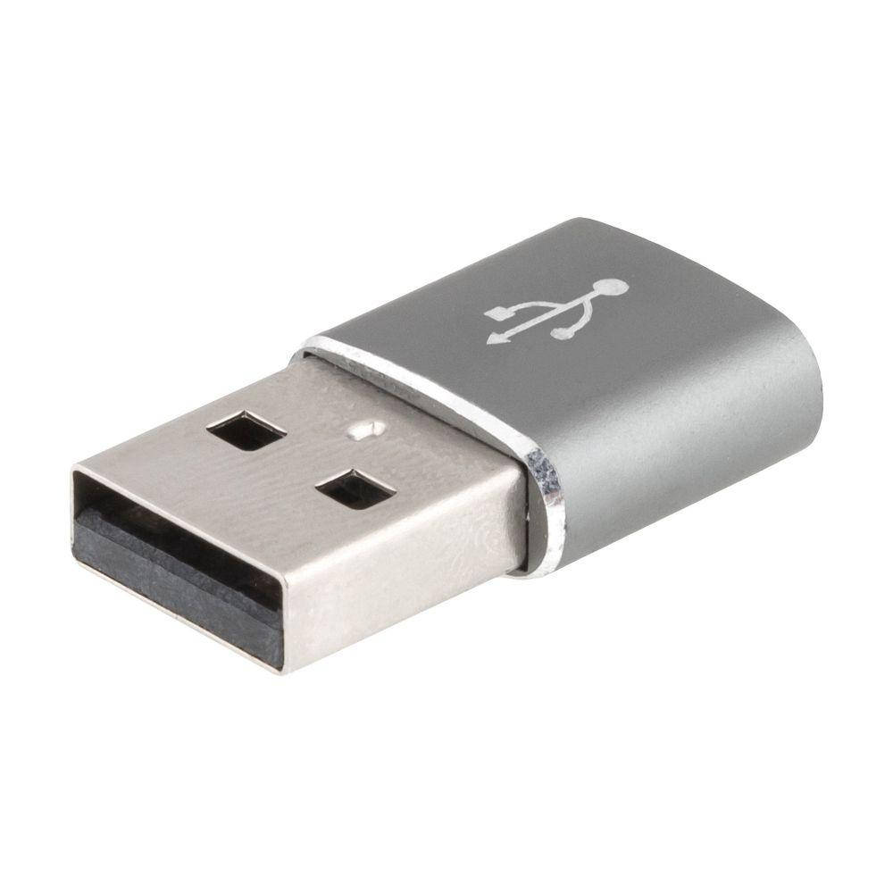 

Перехідник USB / Type-C Колір Сiрий