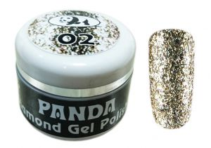 

Гель-лак Diamond Collection PANDA 02 Золотой , 5 Г