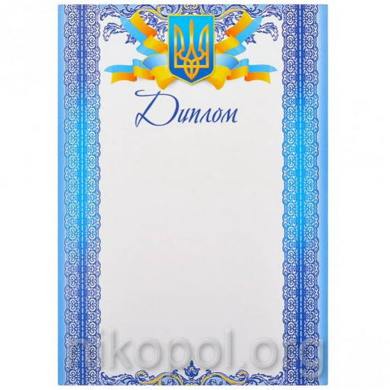 

Бланк диплома А4 №21