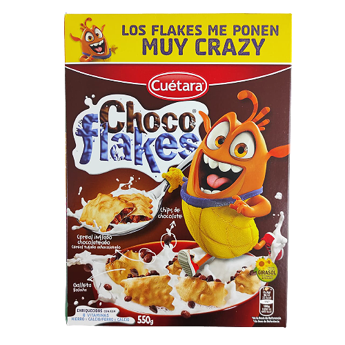 

Пластівці шоколадні Куетара Cuetara chocoflakes 550g 8шт/ящ (Код : 00-00004891)