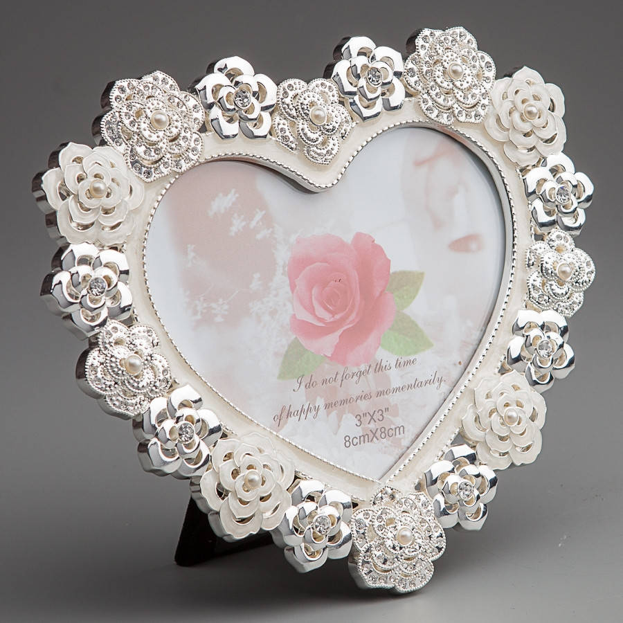 

Фоторамка настольная Lefard Розы 15х13 см 1128N, Серый