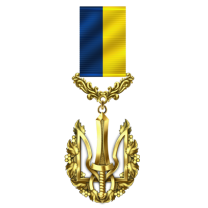 

Нагрудний знак "Честь і слава" (покриття - гальванічне золото)