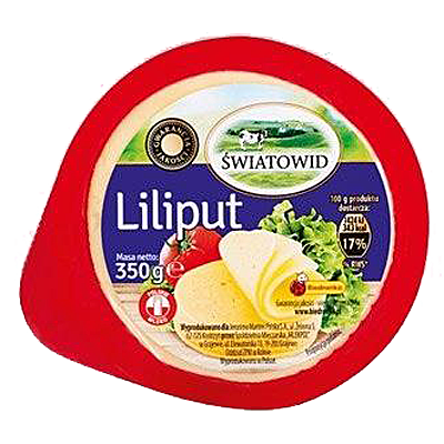 

Сыр полутвердый Swiatovid Liliput, 350г Польша Сыр Лилипут