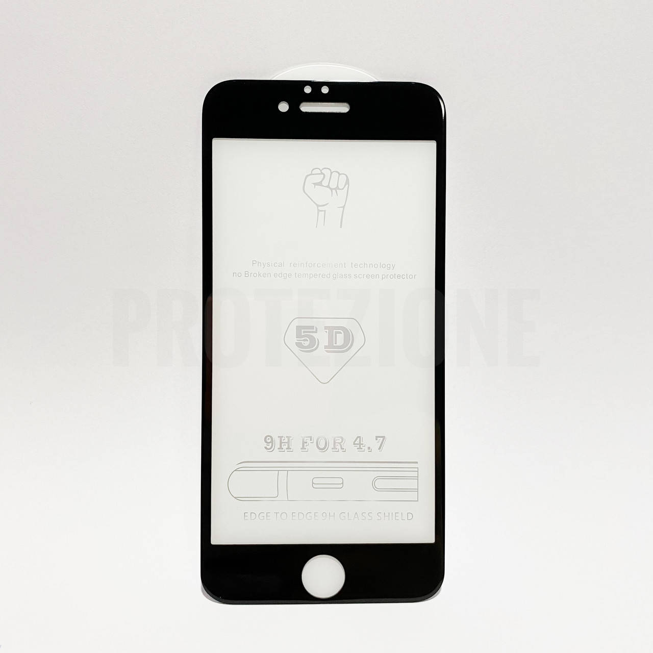 

Защитное стекло 5D для айфона iPhone 6 / 6s - Black, Черный