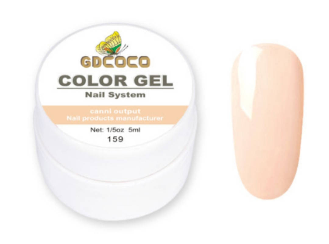 

Кольорова гель-фарба Gdcoco №159, Бежевый