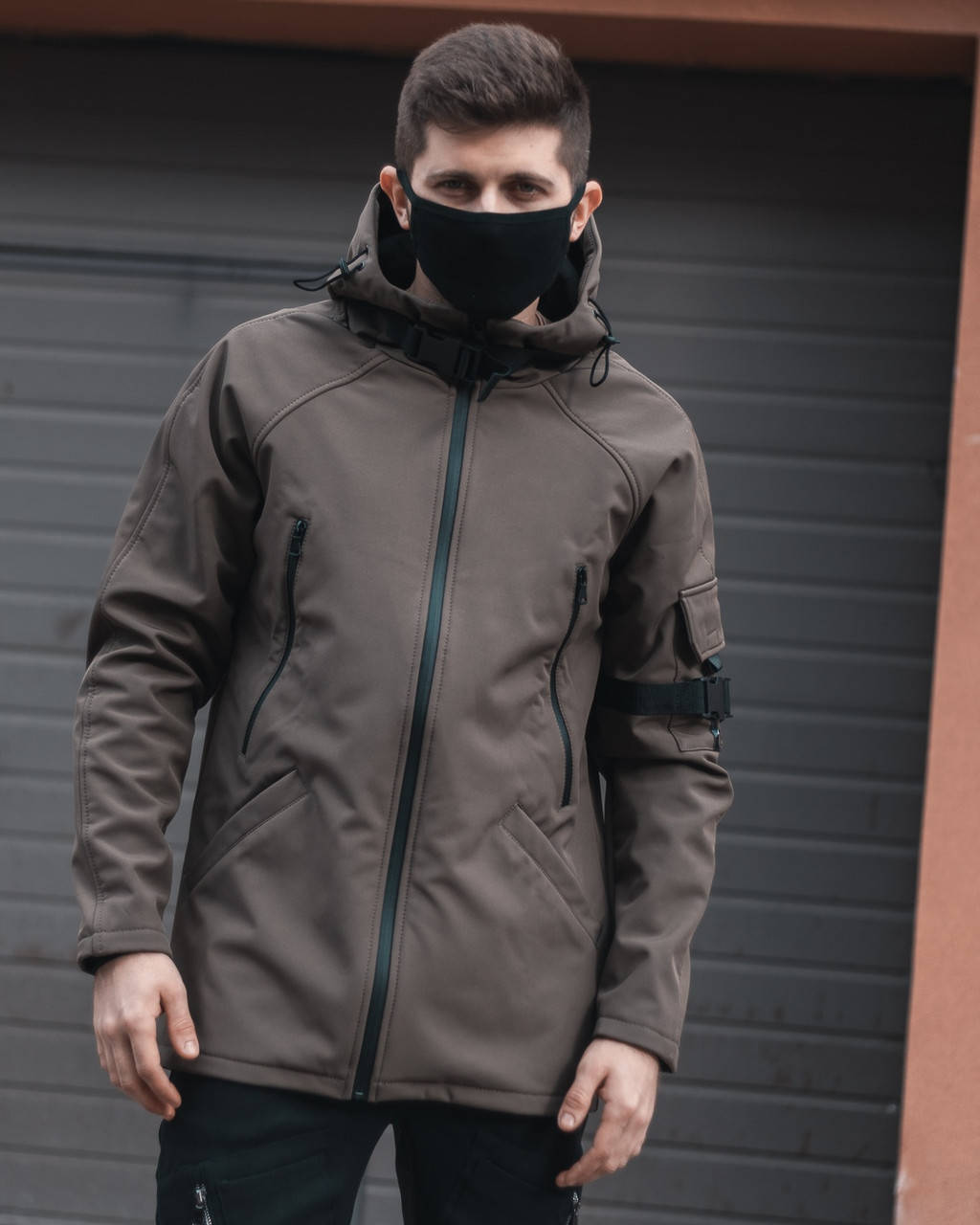

Куртка мужская LC Mark 1 Soft Shell х khaki ветровка весенняя / осенняя ЛЮКС