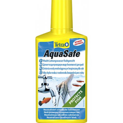 

Tetra AquaSafe 100 мл на 200 л - подготовка воды