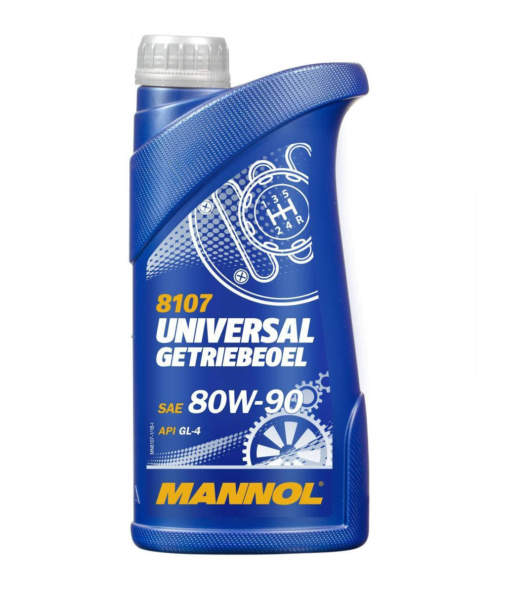 

Трансмиссионное масло Mannol 8107 UNIVERSAL GETRIEBEOEL 80W-90 GL-4 1л минеральное МКПП