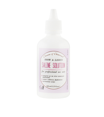 

Cream & Caramel - Saline Solution Brow & Lashes - Физиологический раствор 100 мл