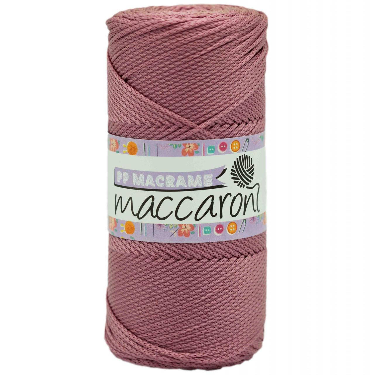 

Полипропиленовый шнур Macrame Maccaroni 2,5 mm , медно-розовый
