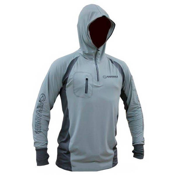 

Футболка Kosadaka Ice Silk Sunblock серая L