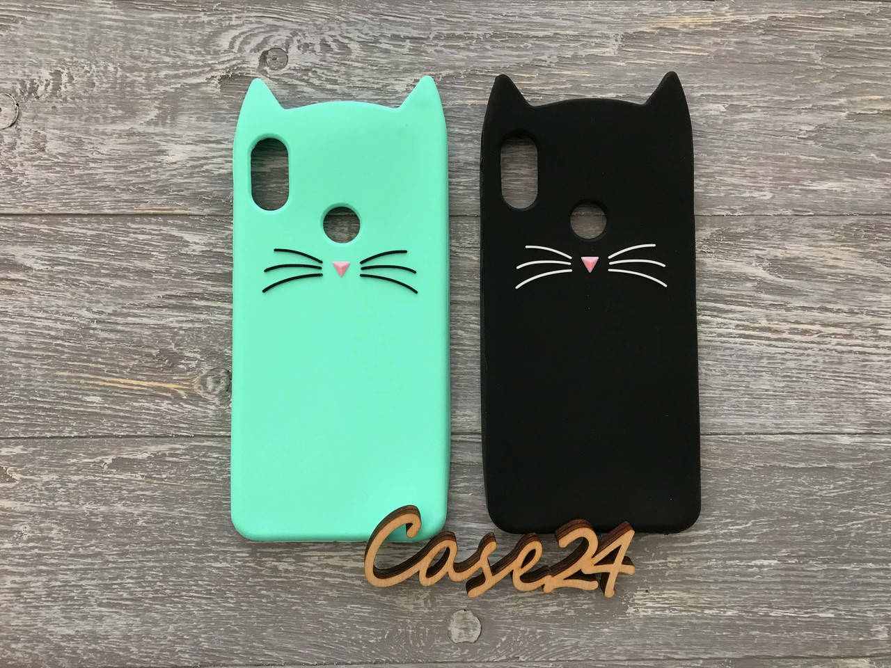 

Резиновый 3D чехол для Xiaomi Redmi Note 5 Усики (2 цвета), Черный