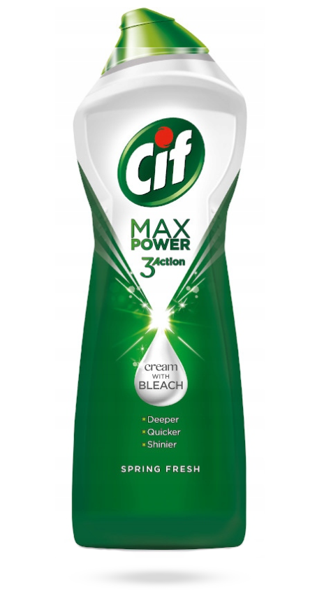 

Чистящий крем Cif Max Power Весенняя свежесть 1001г (650мл)