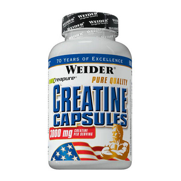 

Креатин Weider Pure Creatine Capsules, 200 капсул
