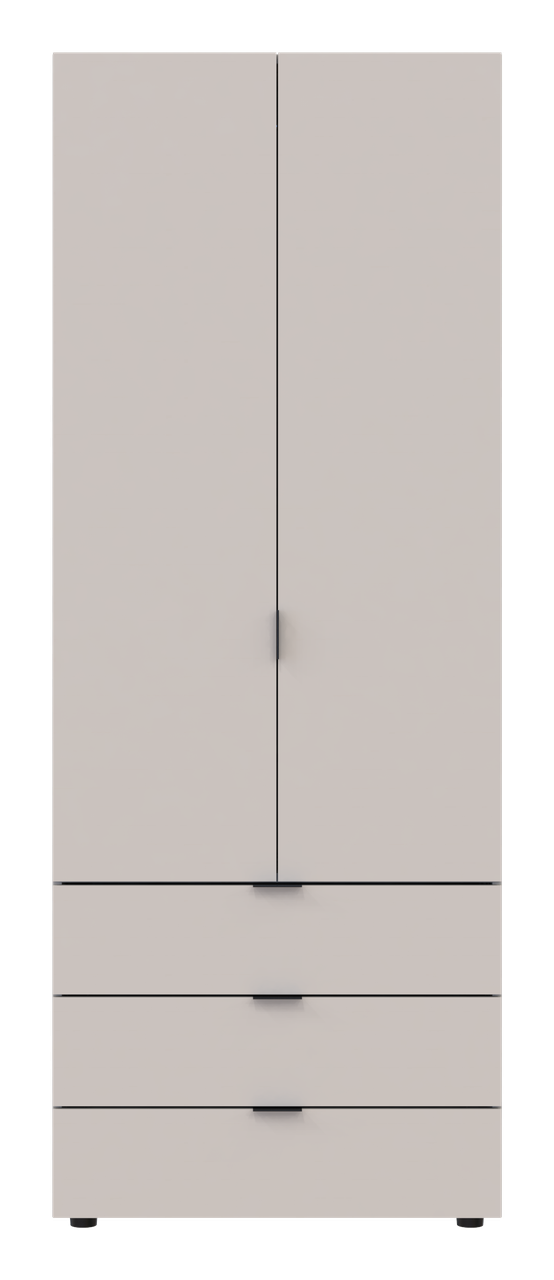 Розпашна Шафа для одягу Doros Гелар Кашемір 2 ДСП 77.5х49.5х203.4 (80737632)