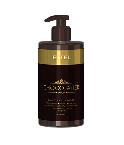 

Шампунь для волос "Черный шоколад" CHOCOLATIER 435мл. с дозатором