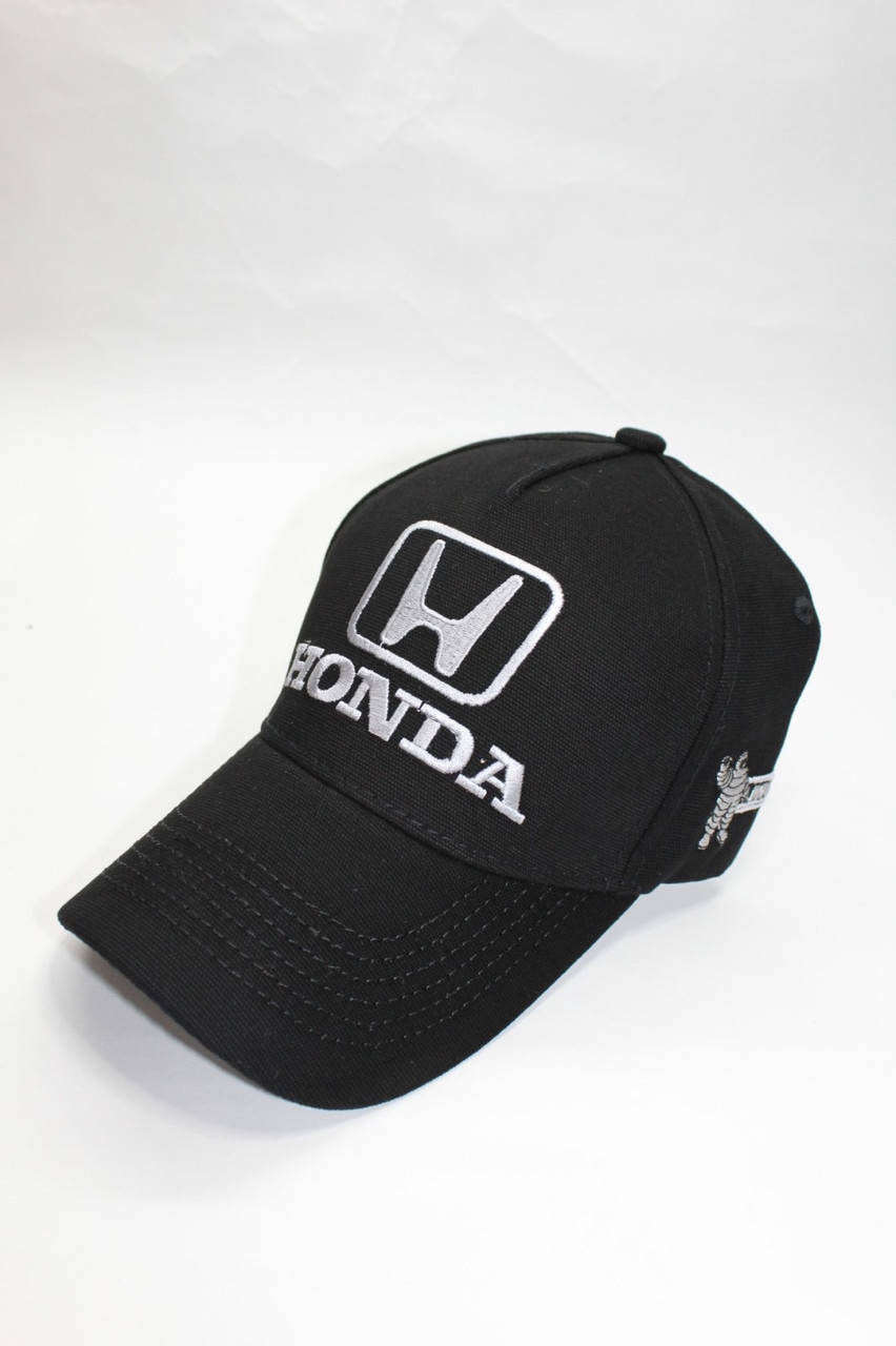 

Бейсболка мужская Коттон весна-лето-осень черная HONDA, Черный