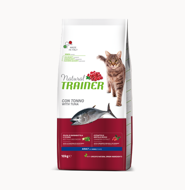 

Trainer Natural Super Premium Adult with Tuna Сухой корм для взрослых кошек от 1 года 10 кг АКЦИЯ! 2 шт + 1.5 кг