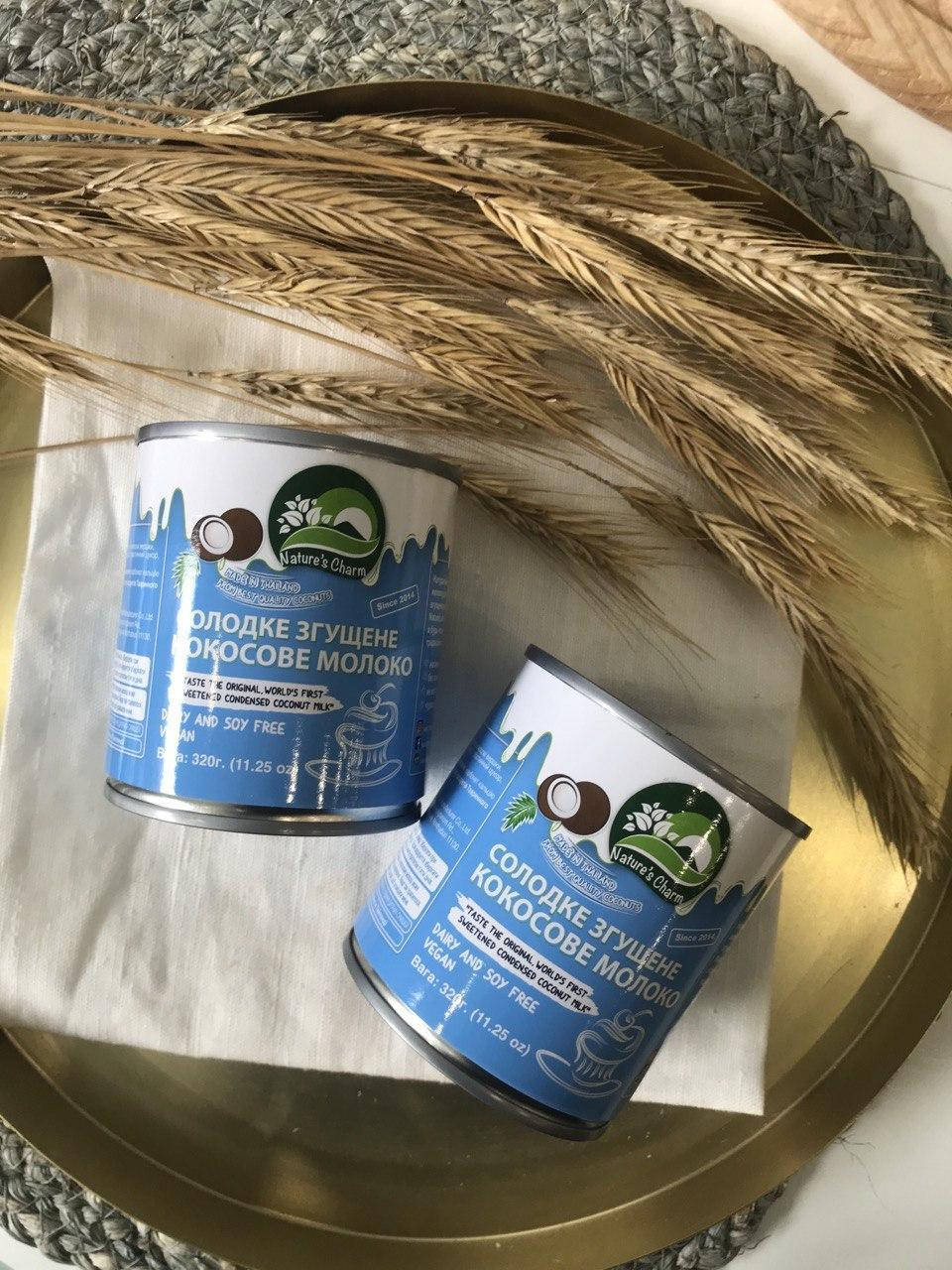 

Молоко кокосове згущене Nature's Charm 320 г
