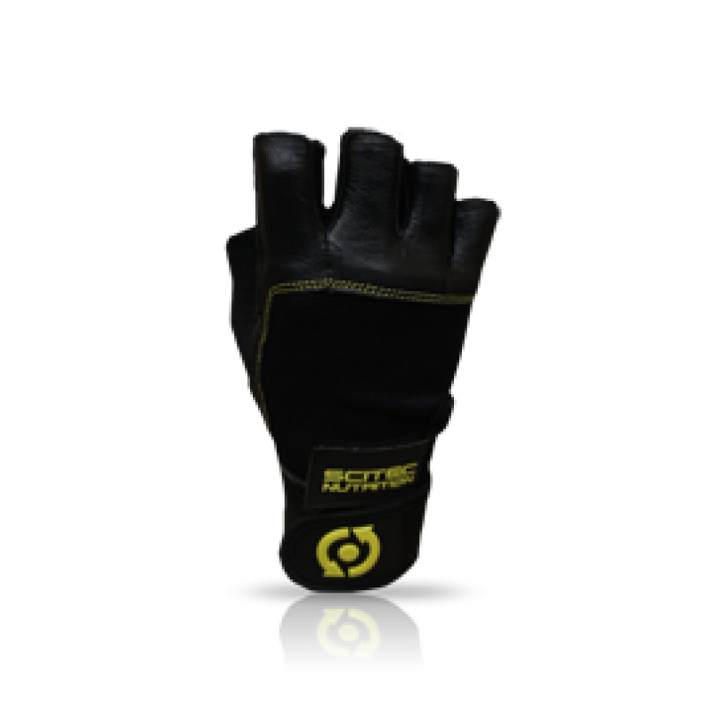 

Перчатки для зала атлетические Scitec Nutrition Glove Scitec - Yellow Leather Style