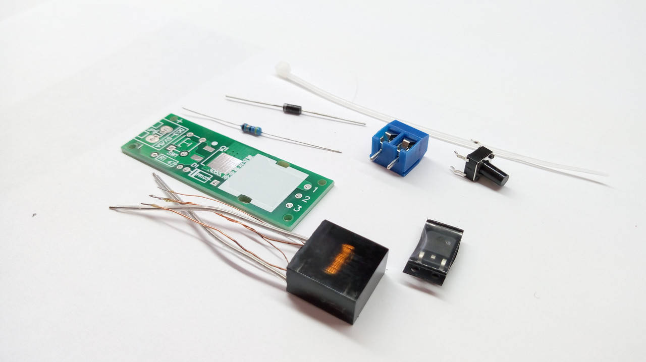 

КИТ, набор дуговая зажигалка HV-1, питание 3...5В, до 3А.