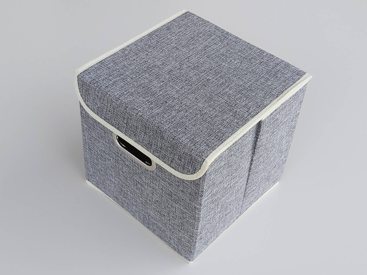 

Коробка органайзер для хранения SGW 25 25 25 см серого цвета, Серый