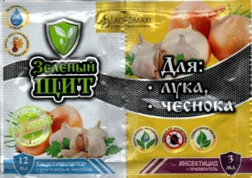 

Зелений Щит для Цибулі та часнику - інсекто-фунгіцид, тм «Агромакс» - 10 грам + 3 мл