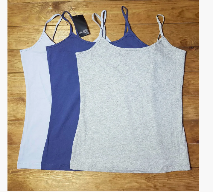 

Майка женская , набор маек, 3 шт 48, Серый