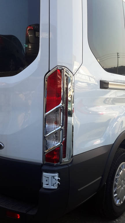 

Накладки на стопы (2 шт, пласт) - Ford Transit 2014+ гг.