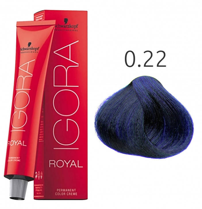 

Крем-краска для волос Schwarzkopf Igora Royal 0-22 Антиоранжевый микстон 60 мл