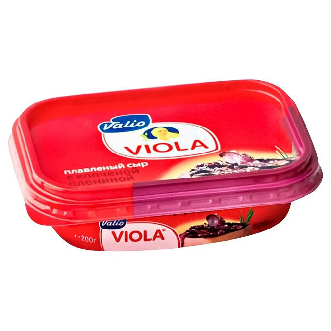 

Сыр Плавленый с Копченой Олениной 55% Viola Valio Виола Валио 200 г Финляндия