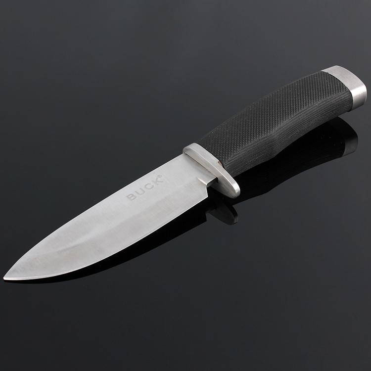 

Тактический нож с рукоятью G10, надежный и практичный нож Buck A009, Черный