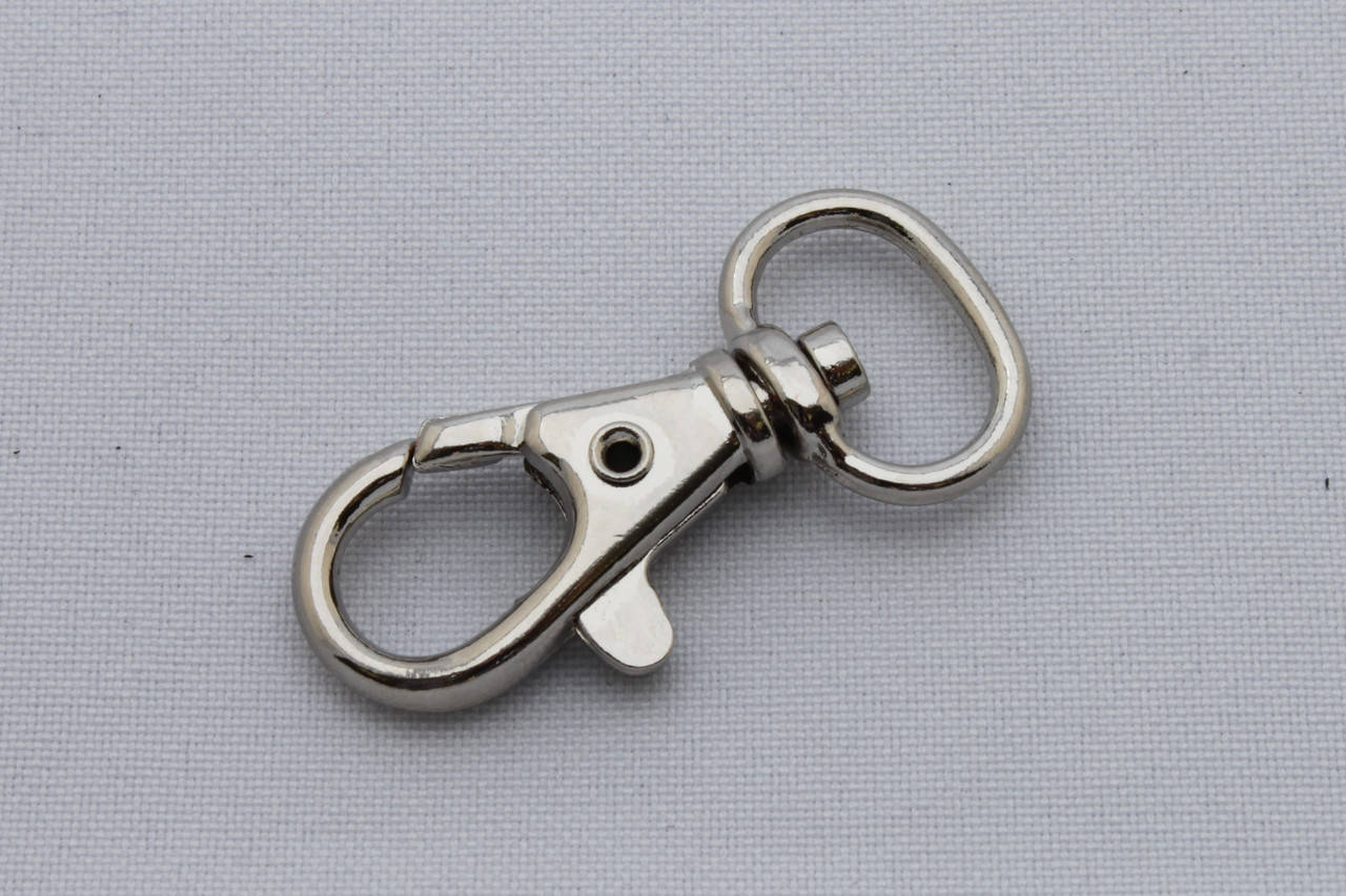 

Карабин для сумки, ширина - 15 мм, цвет - никель, артикул СК 5132