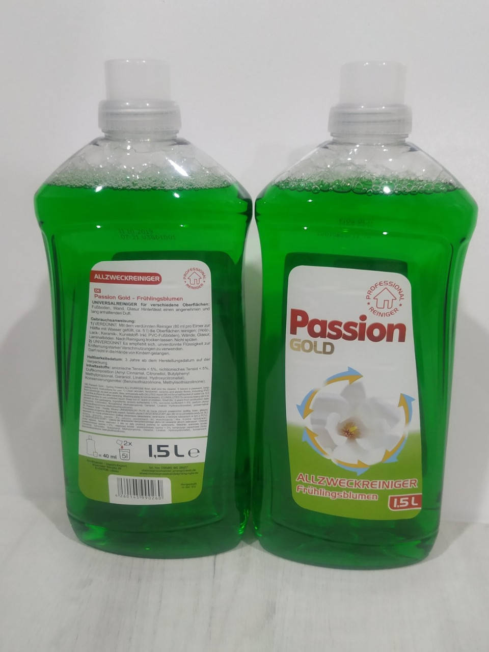 

Passion gold 1500 ml. для мытья и очищения всех поверхностей. Германия.