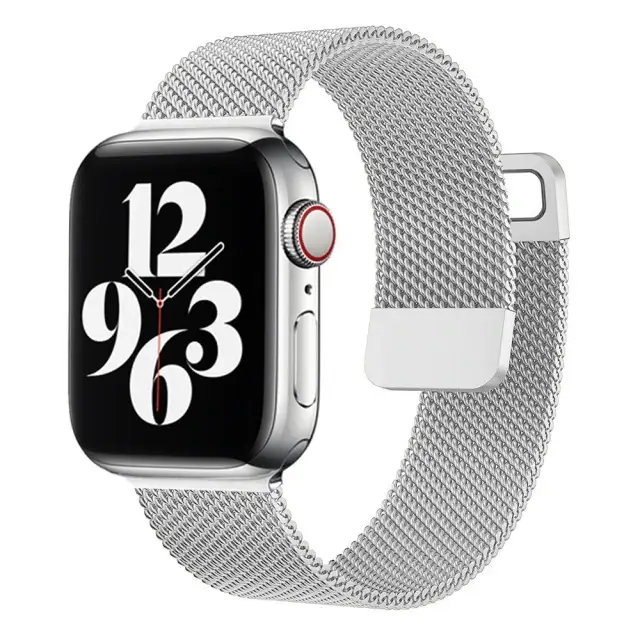 

Ремешок Миланская петля (Milanese Loop) для Apple Watch 42mm/44mm Silver