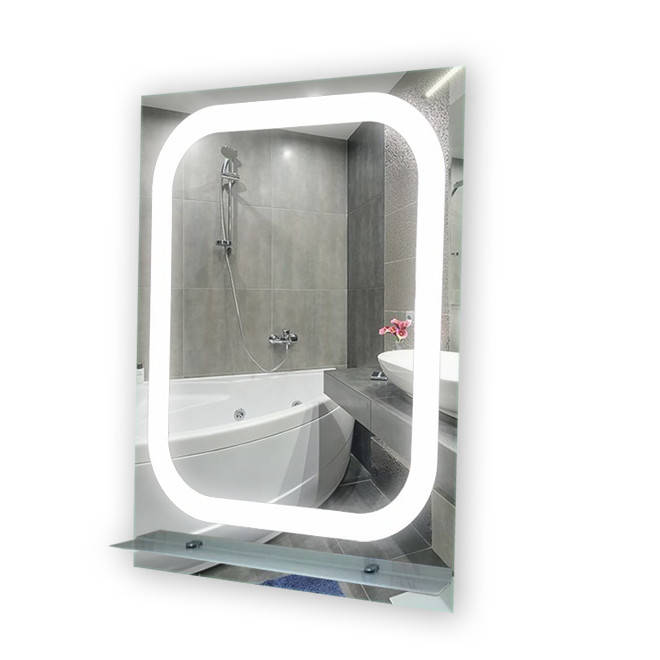 

Зеркало LED (60*80*2,5см) VZ-AL-D28 с полкой