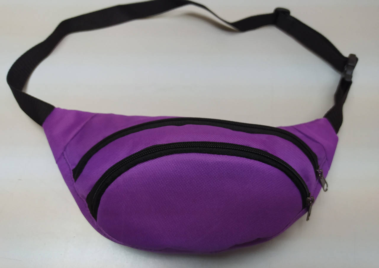 

Поясная сумка бананка. Светлая сирень, малина