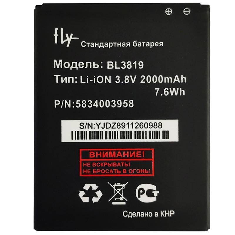 

Батарея Fly IQ4514, FLY BL3819 (2000 mAh) (аккумулятор на Флай БЛ3819)