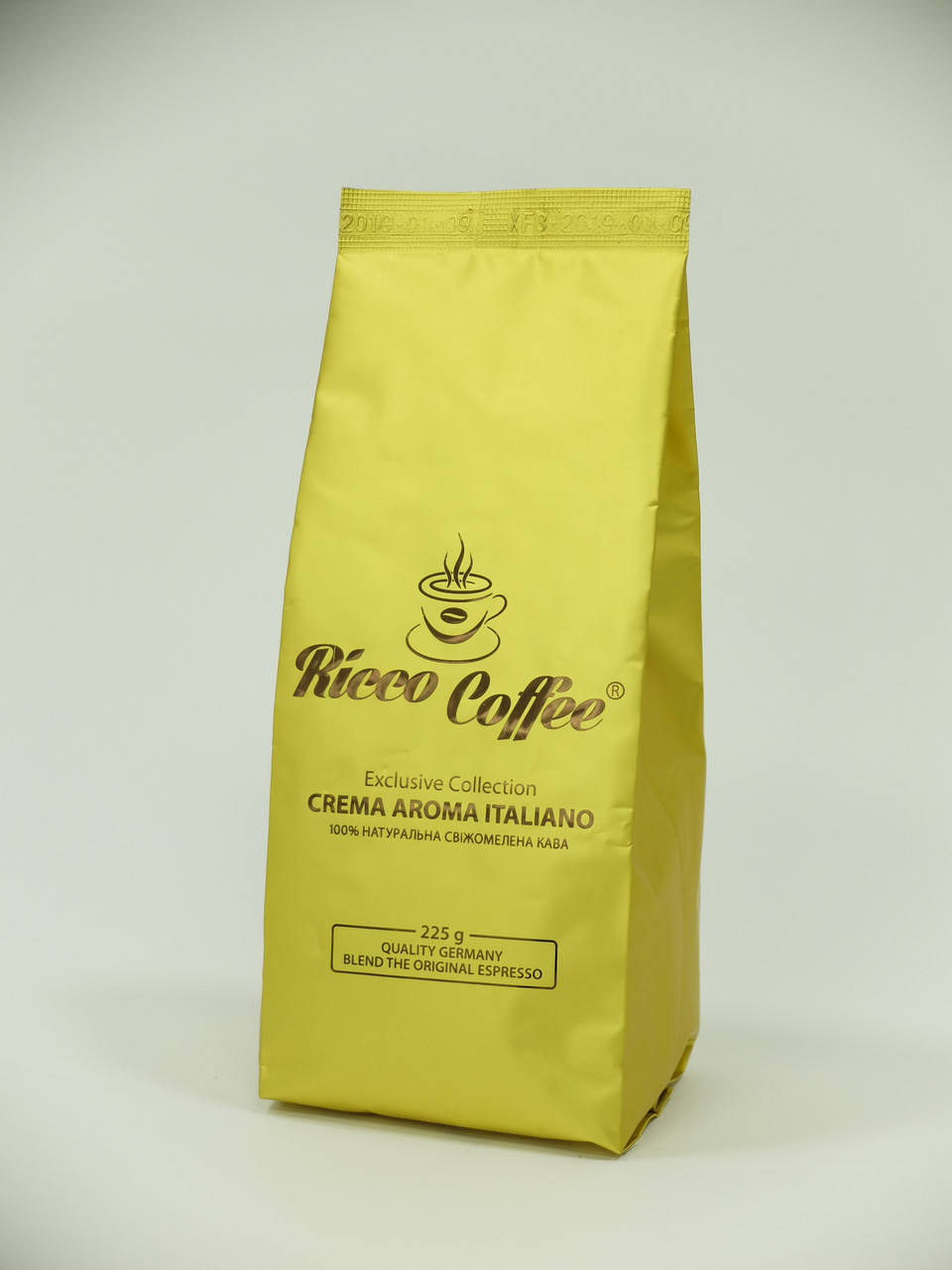 

Кофе молотый Ricco Coffee Crema Aroma Italiano 225 гр
