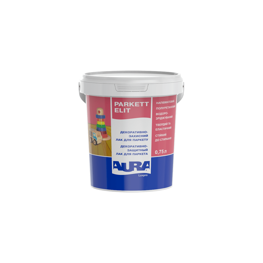 

Лак паркетный Aura Luxpro Parkett Elit Matt полуматовый 0.75л