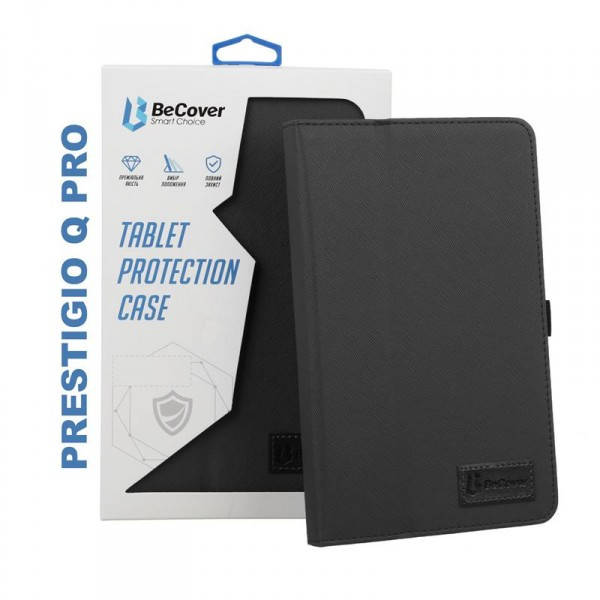 

Чехол-книжка BeCover Slimbook для Prestigio Q Pro Black (705637), Черный