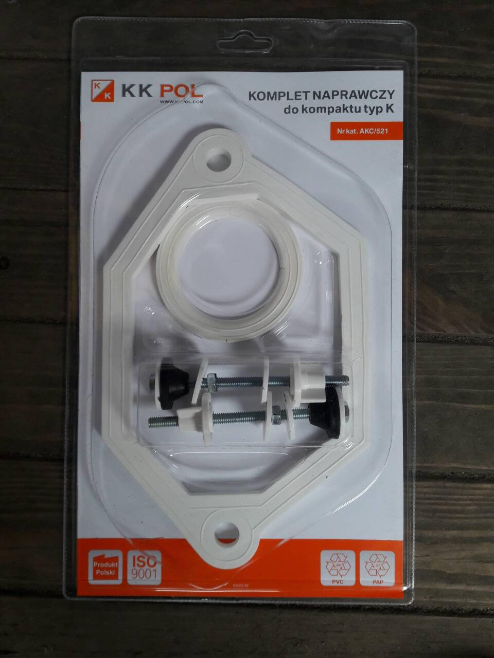 

Набор Прокладок под бачок унитаза резина + крепежи (521)