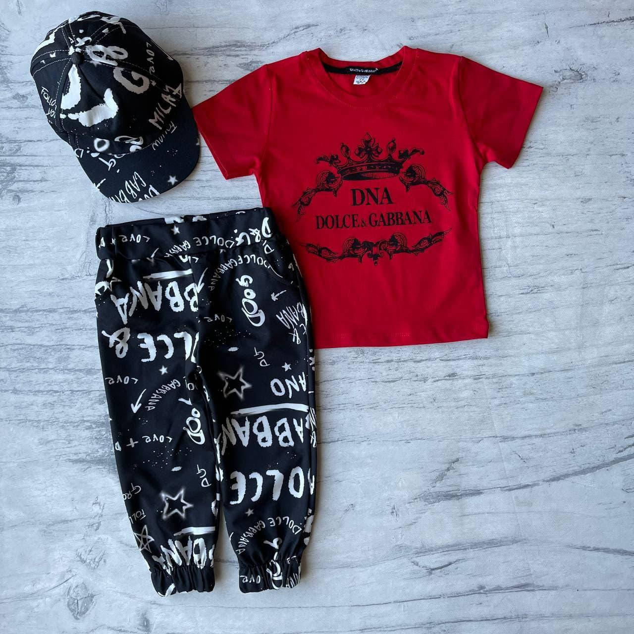 

Летний костюм на девочку в стиле Dolce & Gabbana 559. Размер 92 см, 98 см, 104 см, 116 см, 128 см, 140 см