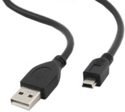 

Кабель USB2.0-miniB Cablexpert CCF-USB2-AM5P-6 A-папа / mini USB 5-пін, 1.8м, ферит (код 40815)