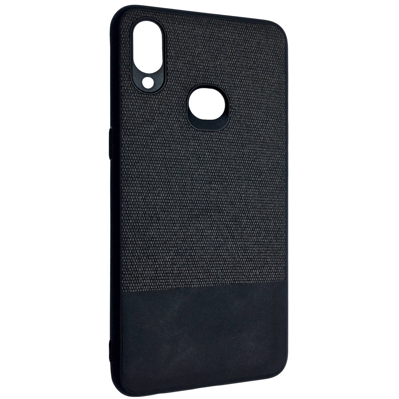 

Чехол-накладка DK Silicone Form Fabric Cotton для Samsung A10s (black), Черный