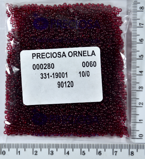 

Бисер PRECIOSA №10/0 прозрачн №90120 пакет 50 грамм уп=1пакет