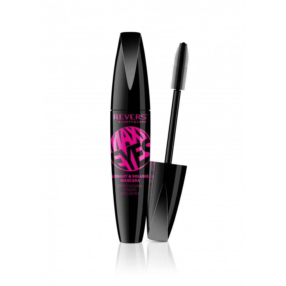 

Тушь для ресниц Revers MAXI EYES Lenght & Volume Mascara, Черный